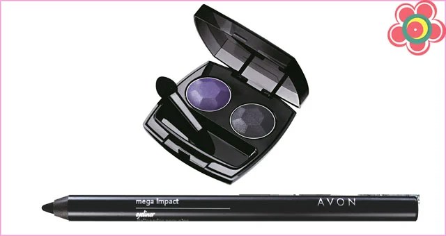 Fard à Paupières Duo AVON MEGA IMPACT - Neuf Dans Son Emballage - Ombreur