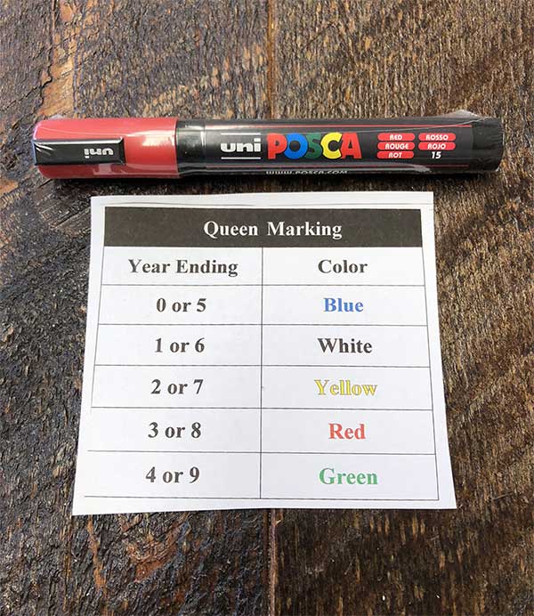 Queen Marking Pens Deseret Hive Supply