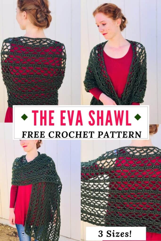 Easy Rectangular Crochet Shawl Pattern (FREE!)