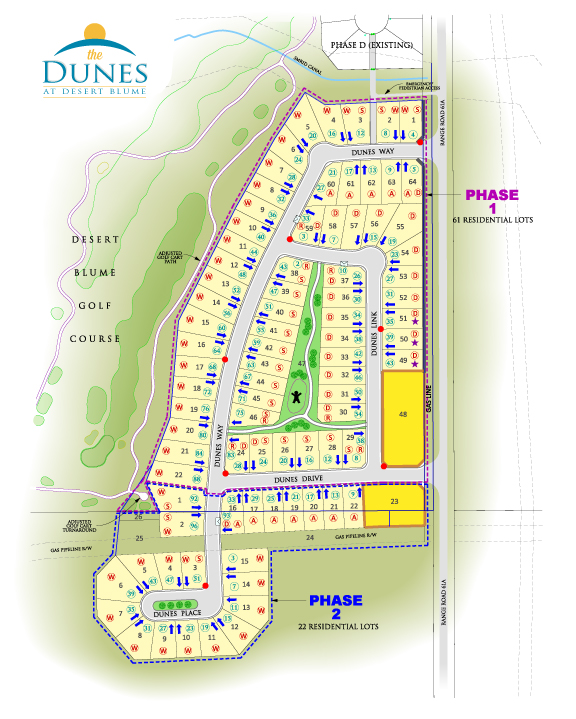 DunesLayout Desert Blume Estates A Meadowlands Development Corp