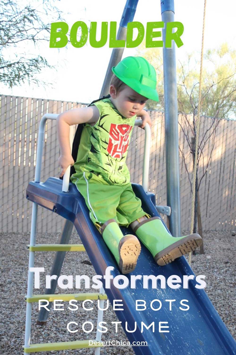 Easy Transformers Rescue Bots Costume Desert Chica