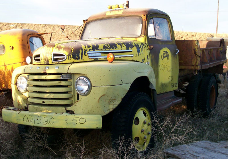 1950 Ford F5 Coleman Four Wheel Drive Dump Truck For Sale