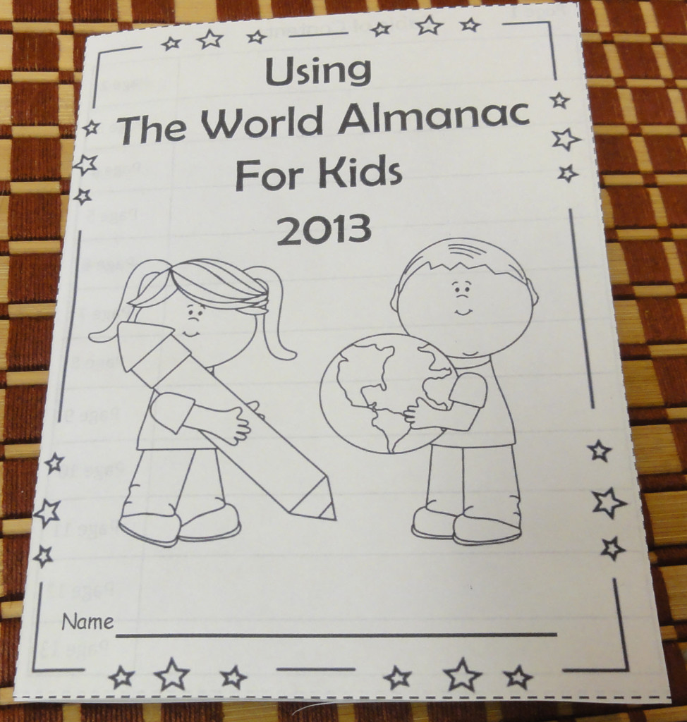 Using the World Almanac for Kids 2013