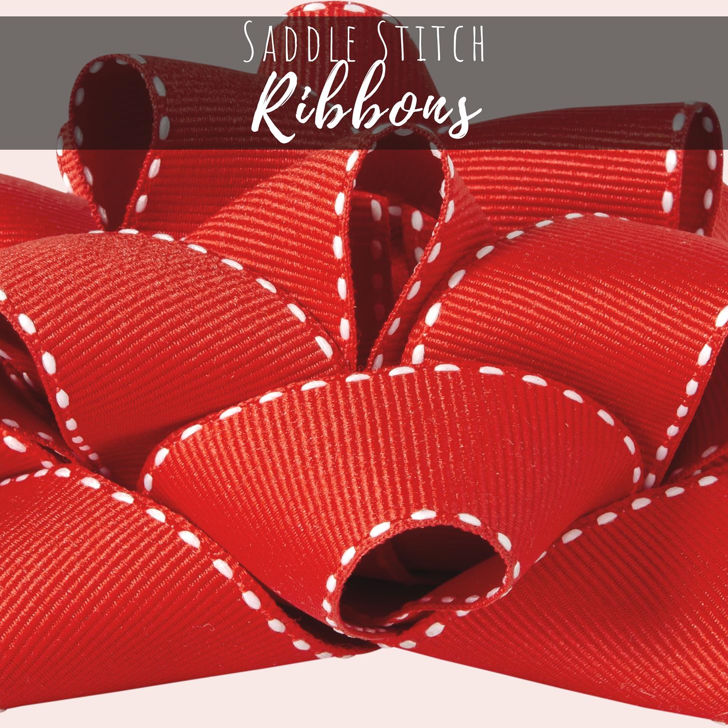 Saddle Stitch Ribbons available Wholesale Shipping Australia