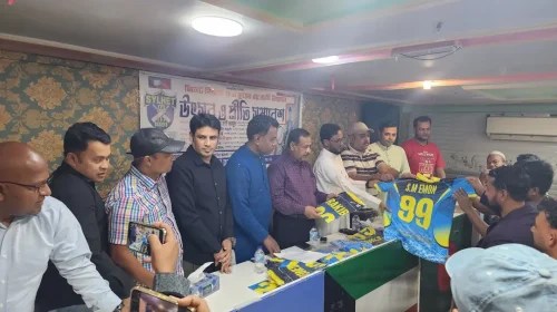 কুয়েতে জমকালো আয়োজনে সিলেট সিক্সার্স ক্লাবের জার্সি উন্মোচন