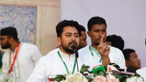 ন্যায্যতার ভিত্তিতে ভারতের সঙ্গে গঙ্গার পানি বণ্টন চুক্তি করার দাবি নাহিদ ইসলামের