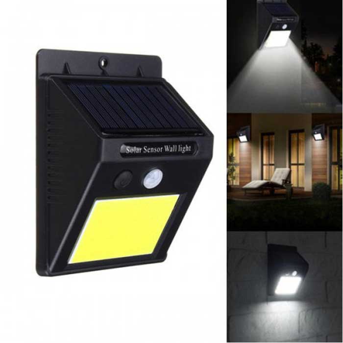 Solar Sensor Wall Light 4 SMD LED