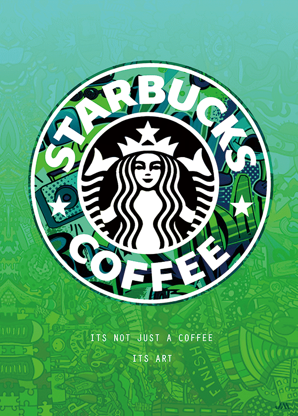 Starbucks 3d poster DESIGN.JM