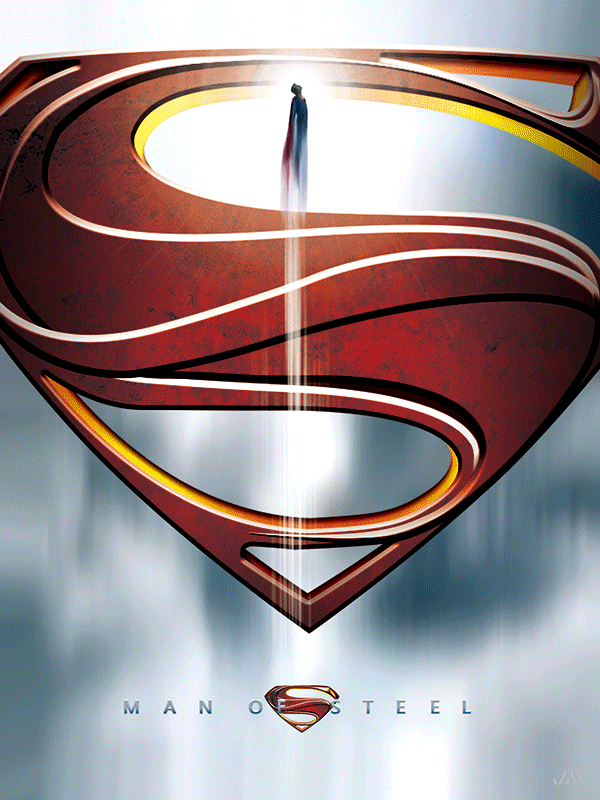 Man of Steel 3d poster DESIGN.JM