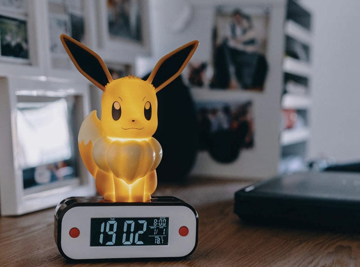 Pokémon Eevee 3D Pokemon Alarm Clock & Lamp DESIGNJM
