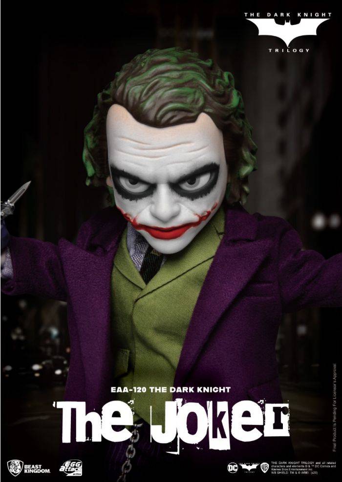 Official Beast Kingdom DC The Dark Knight The Joker Action Figure