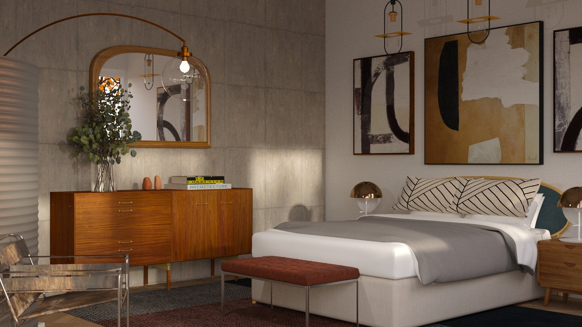 How to design a Bauhaus style bedroom Design Tips