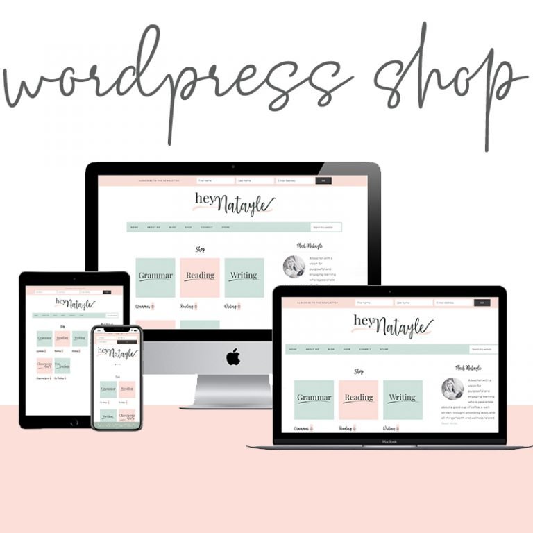 Wordpress Store Installation Design by Christi Fultz // WordPress