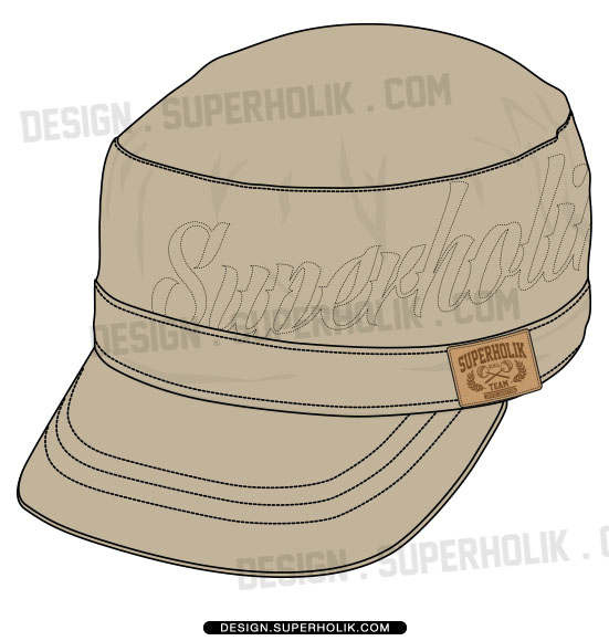 Fashion design templates, Vector illustrations and ClipartsMILITARY