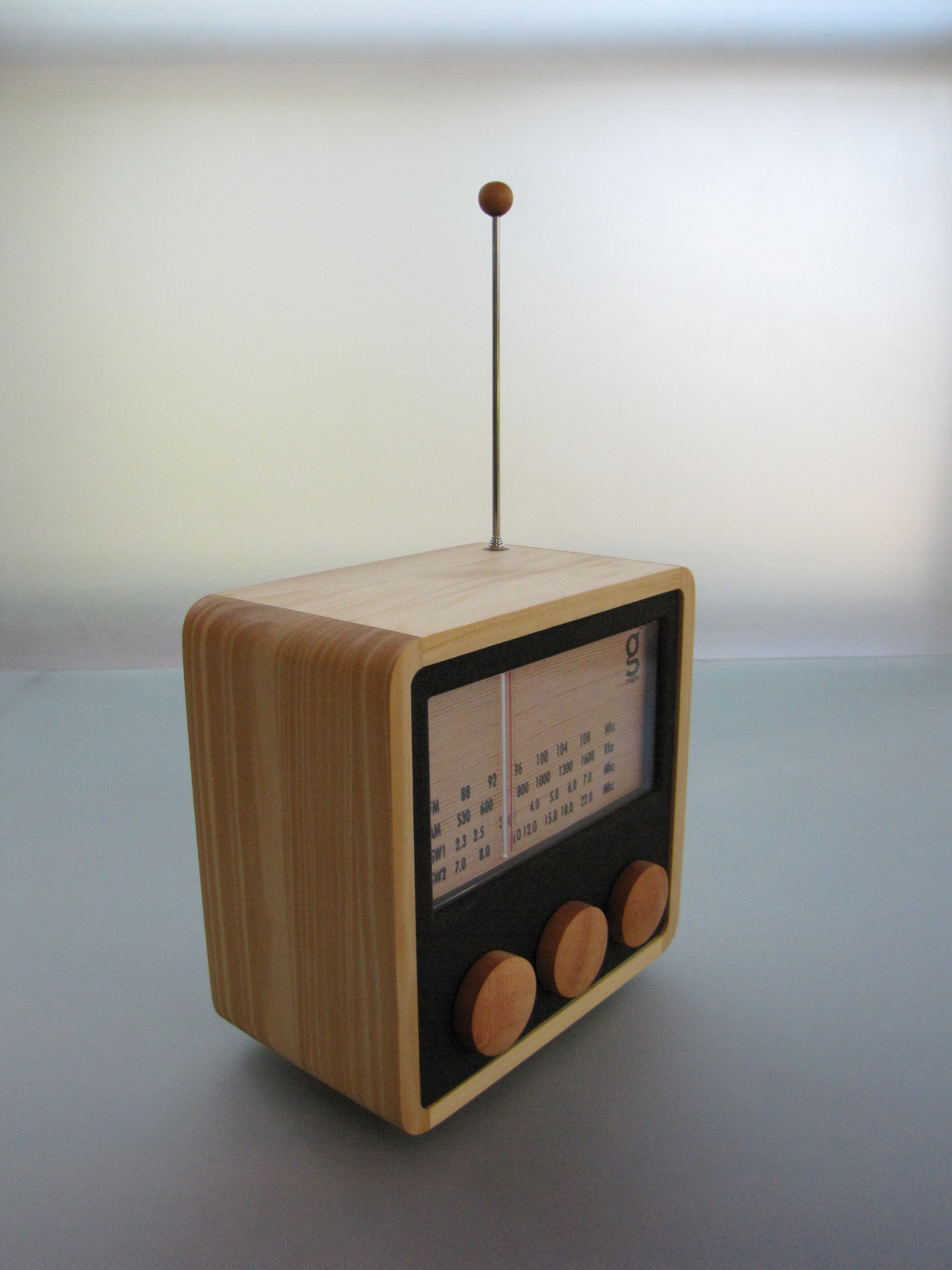 Design With Benefits Kubo Wooden Radio