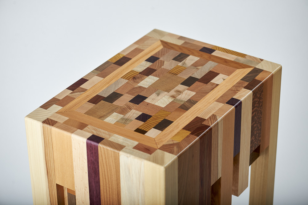 Scrap Wood End Grain End Table Designable Makes