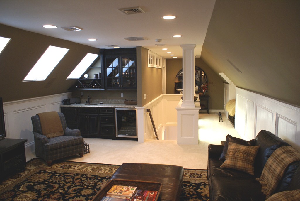 A proper plan could save you thousands. Walk Up Finished Attic Space in NJ - Design Build Planners