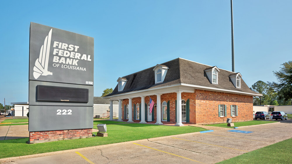 FIRST FEDERAL BANK Design & Build of Southwest Louisiana Magazine