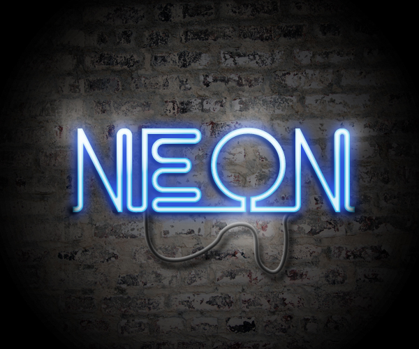 Easy Neon Text Effect in Tutorial DesignBump