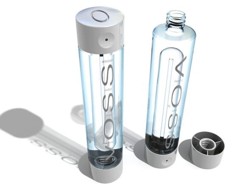 VOSS H2O +O2 Bottle stabilizes oxygen in your drinking water Designbuzz