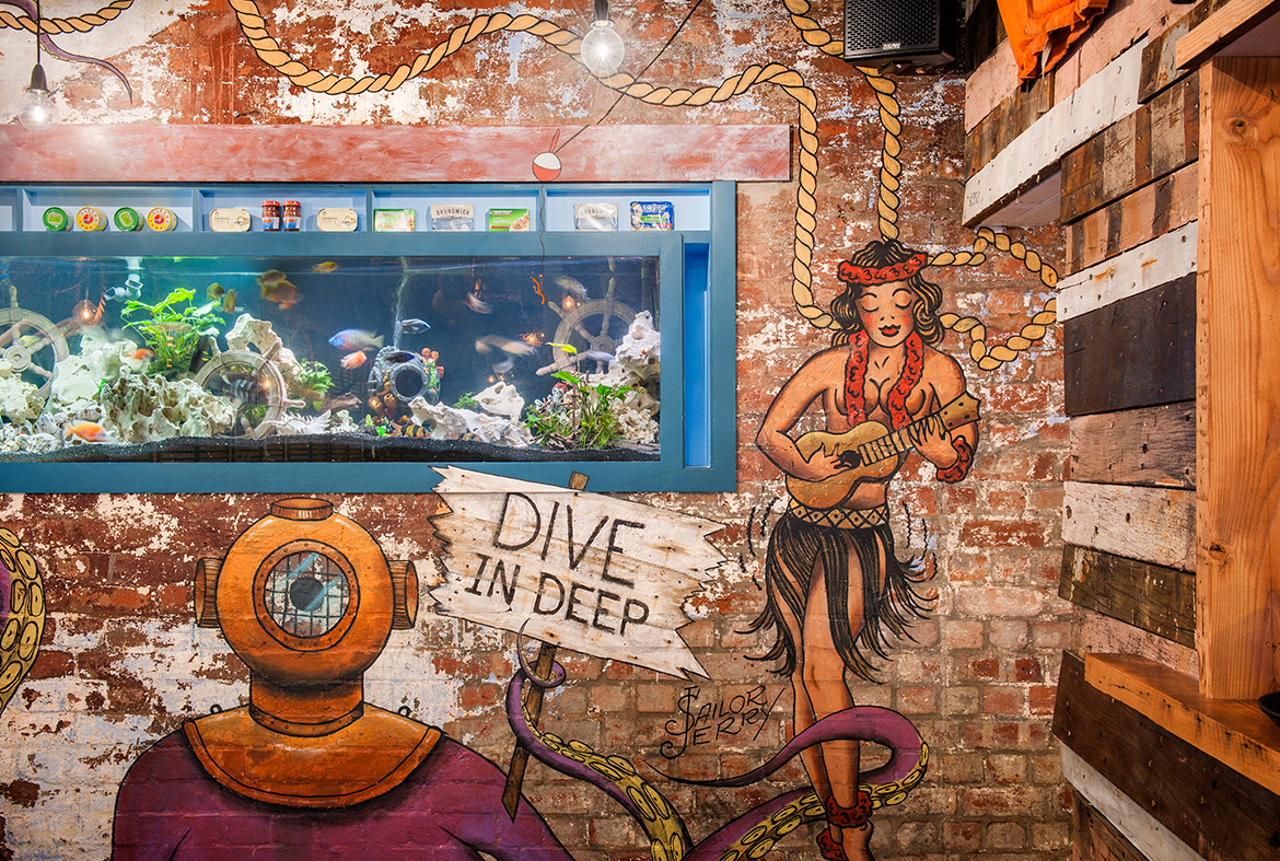 Little Miss Dive Shop Athlete Graphic Design Melbourne Little Miss Group Branding