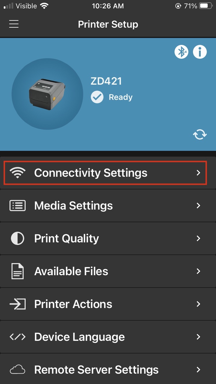 How to Set up a Zebra Printer and an iPad
