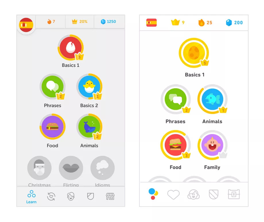 Duolingo de cara nova Design Conceitual