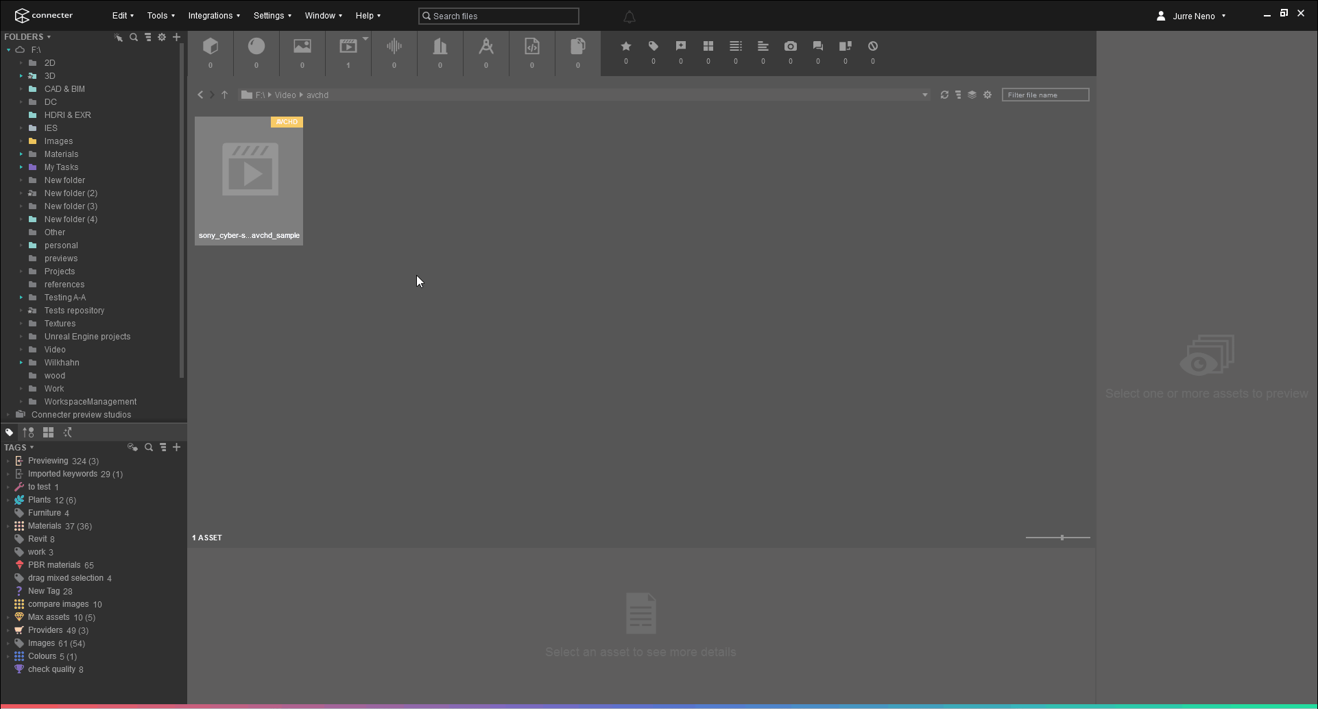 Asset Types & Extensions Connecter Help Center