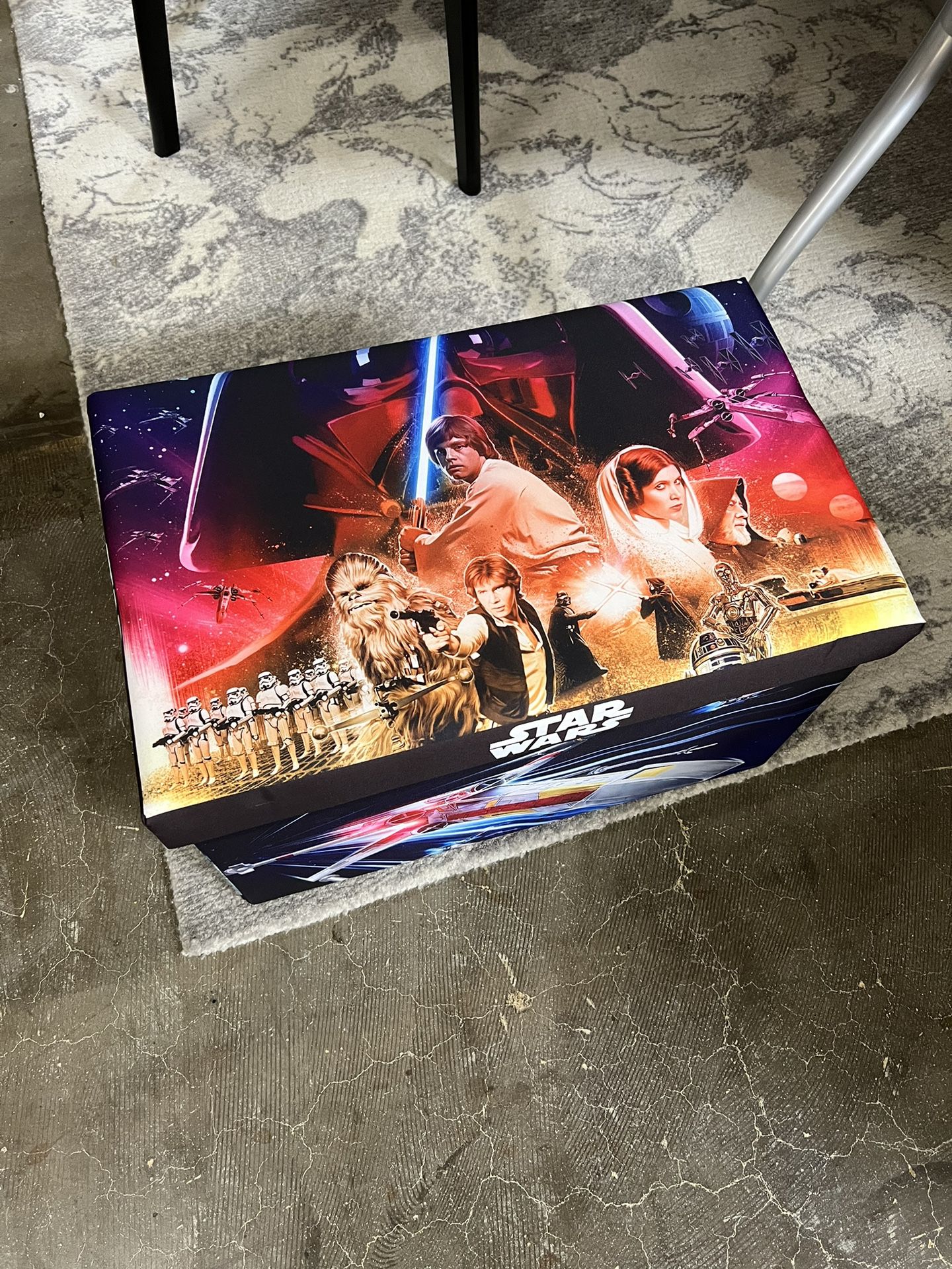 Star Wars Storage Bench/Toy Chest With Tray Design Consignment