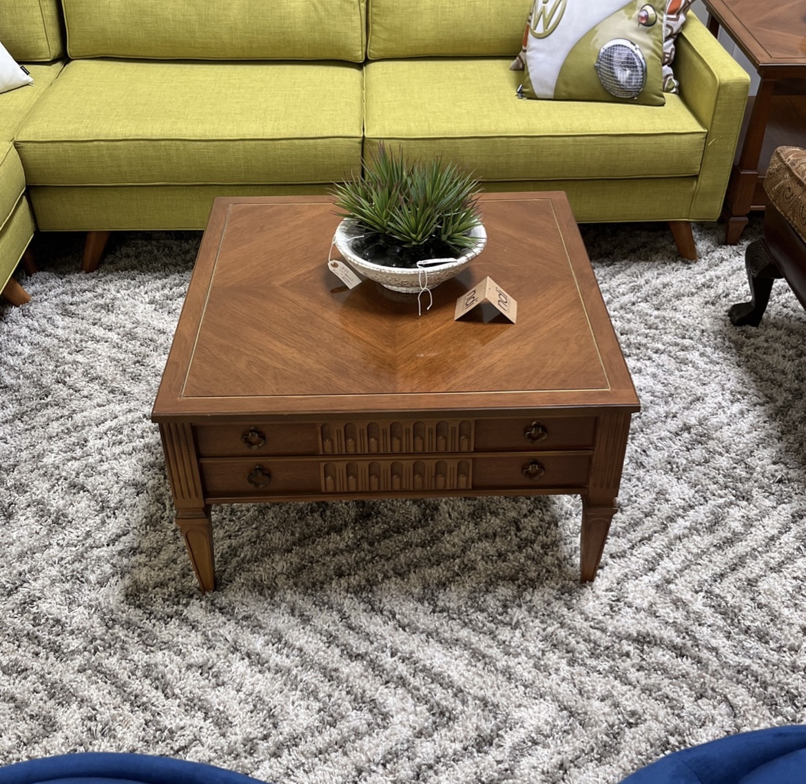 Bassett Furniture Vintage Mid Century Table Design Consignment