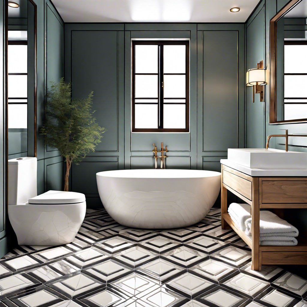 15 Creative Ideas for Tile Baseboard in Bathroom