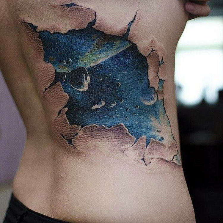 15 Extremely Beautiful 3D Tattoo Designs DesignCoral