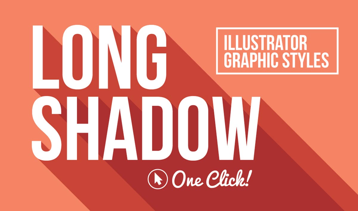 Long Shadow Illustrator Effect DesignDell