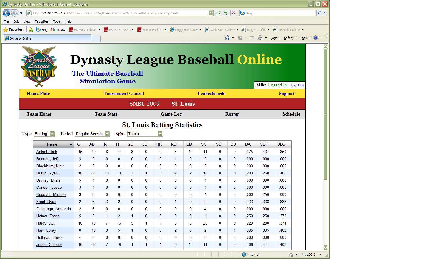 Fantasy Baseball simulations at a whole new level of realism, DYNASTY