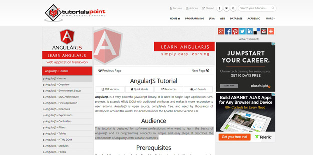 10+ Best AngularJS Tutorials Useful for Developers