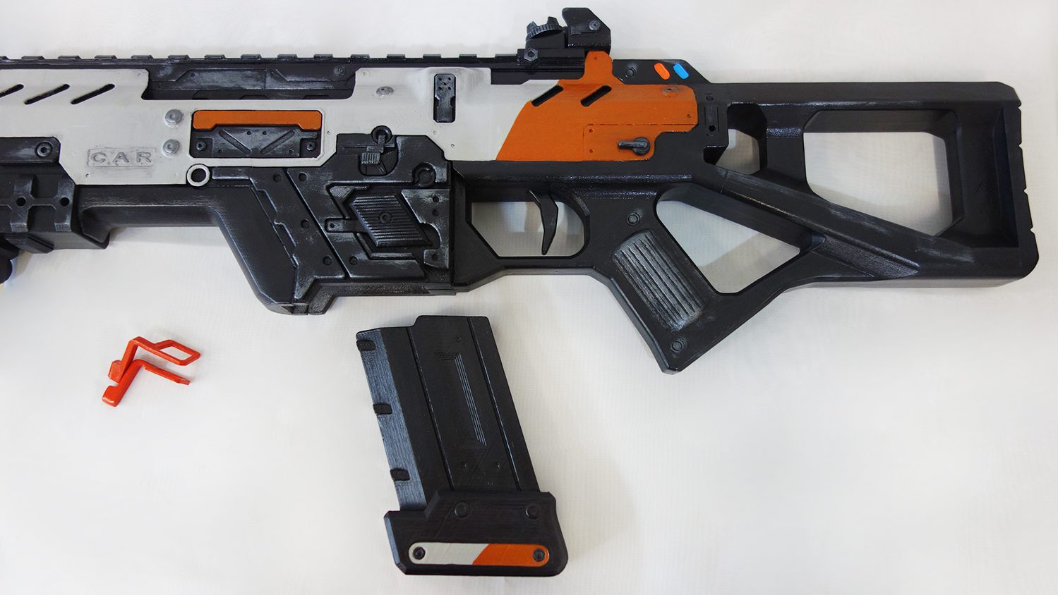 CAR SMG rifle from Titanfall 2, costumes from Destiny, Star Wars