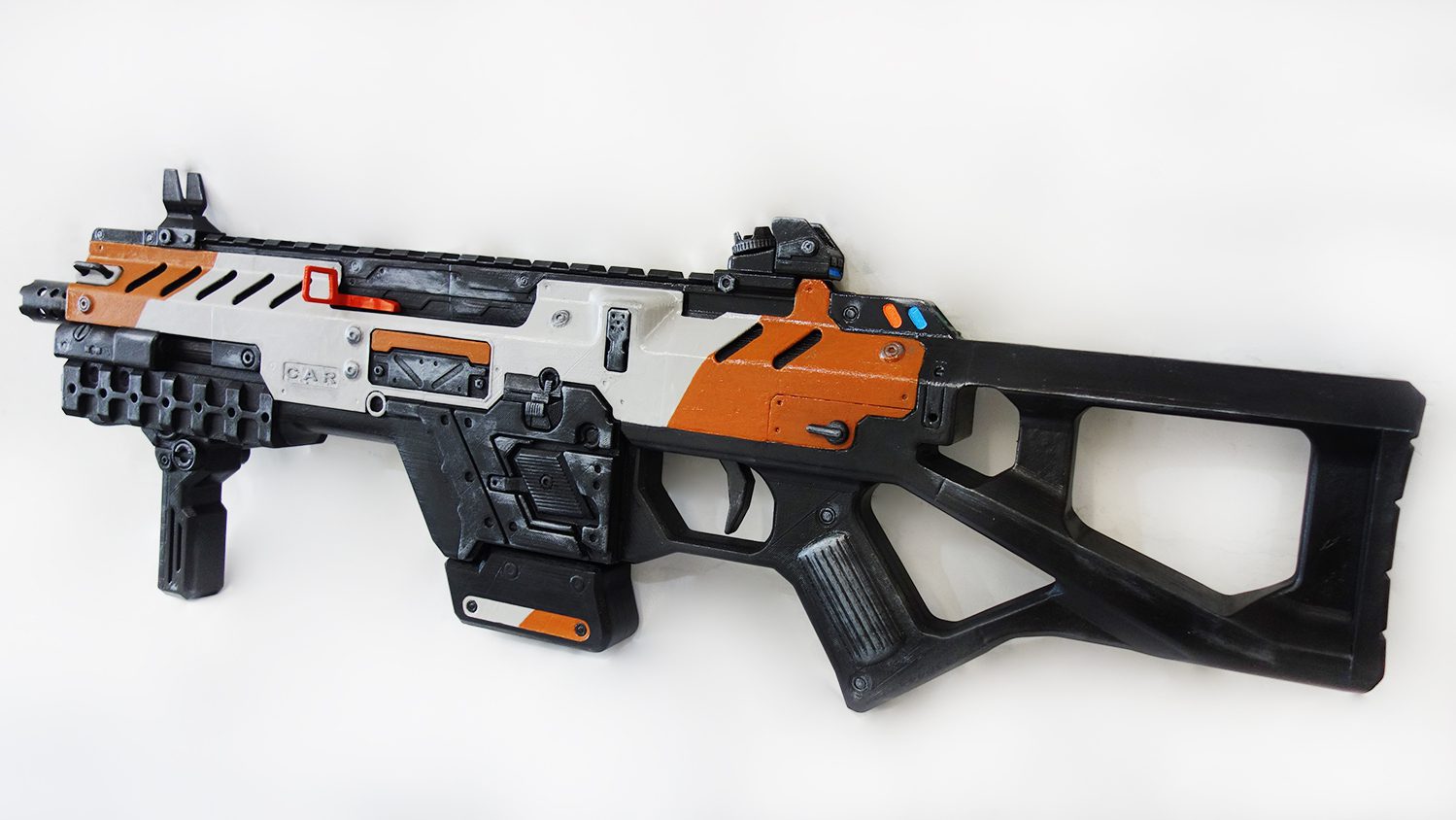 CAR SMG rifle from Titanfall 2, costumes from Destiny, Star Wars
