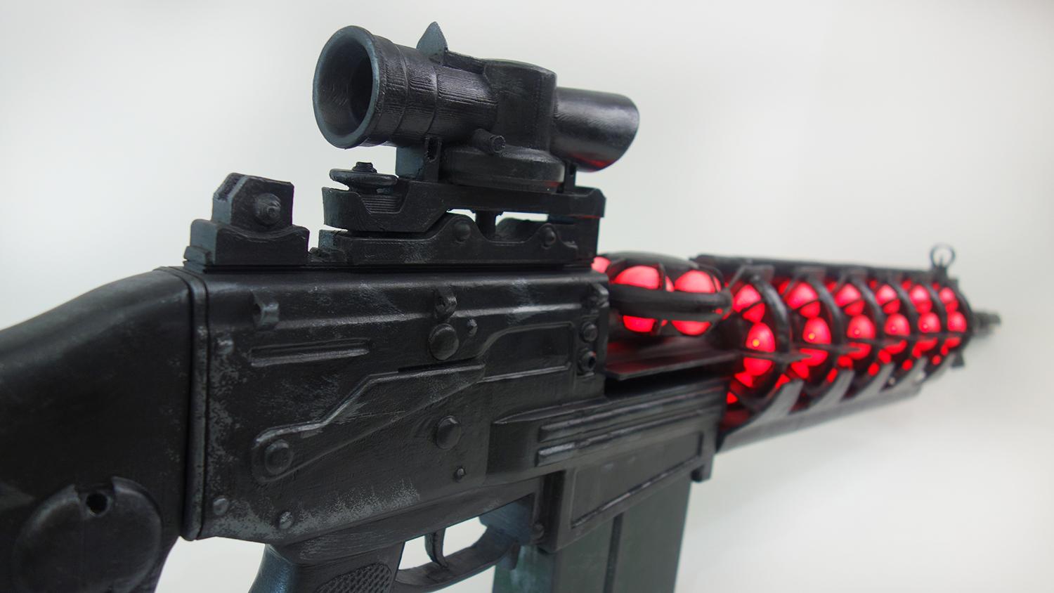 The Gauss Rifle from the STALKERseries, costumes from Destiny, Star