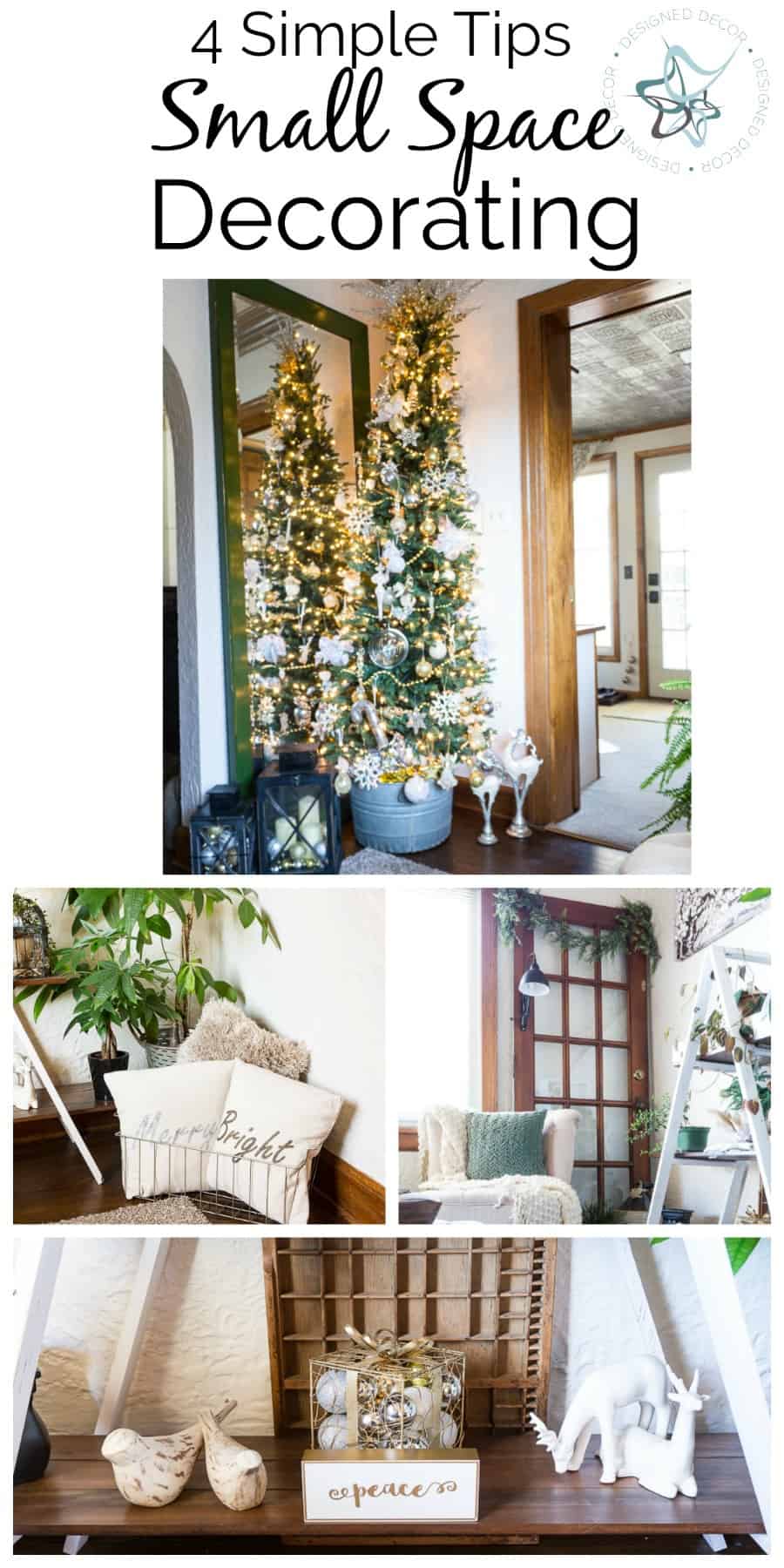 Small Space Christmas Decorating Designed Decor