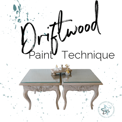 Driftwood Paint Technique Designed Decor