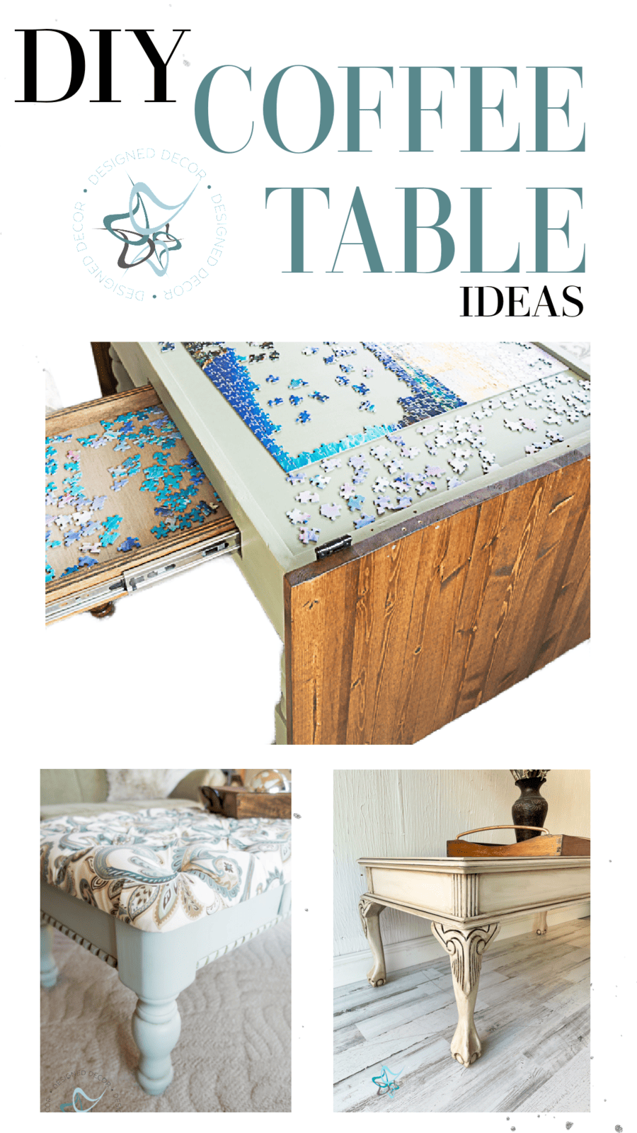 DIY Easy Coffee Table Makeover Ideas Transform Yours Now Designed Decor