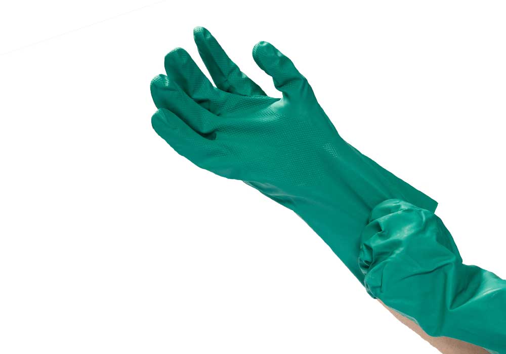 15 Mil Flocklined Nitrile Gloves Designer Care