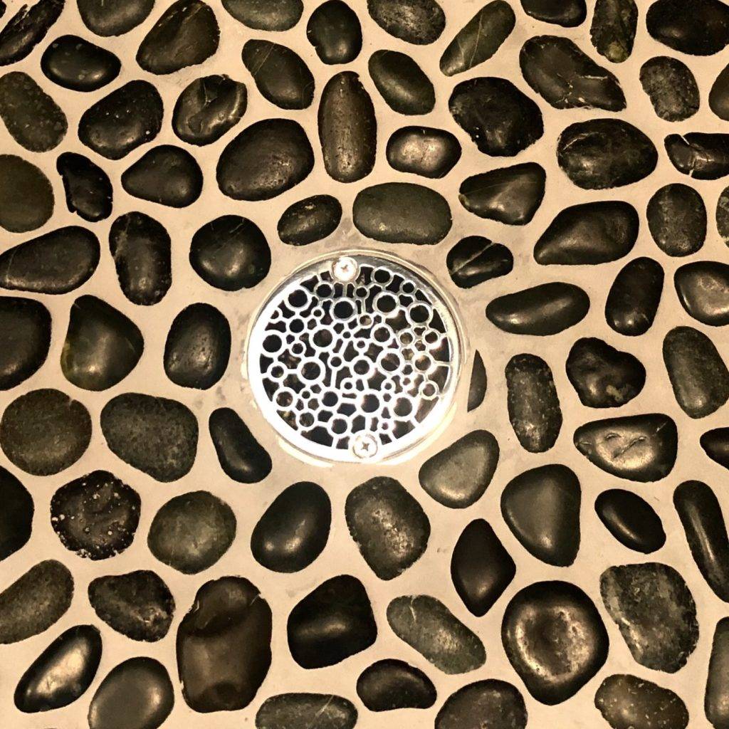 3.25 Inch Round Shower Drain Cover, Bubbles Designer Drains