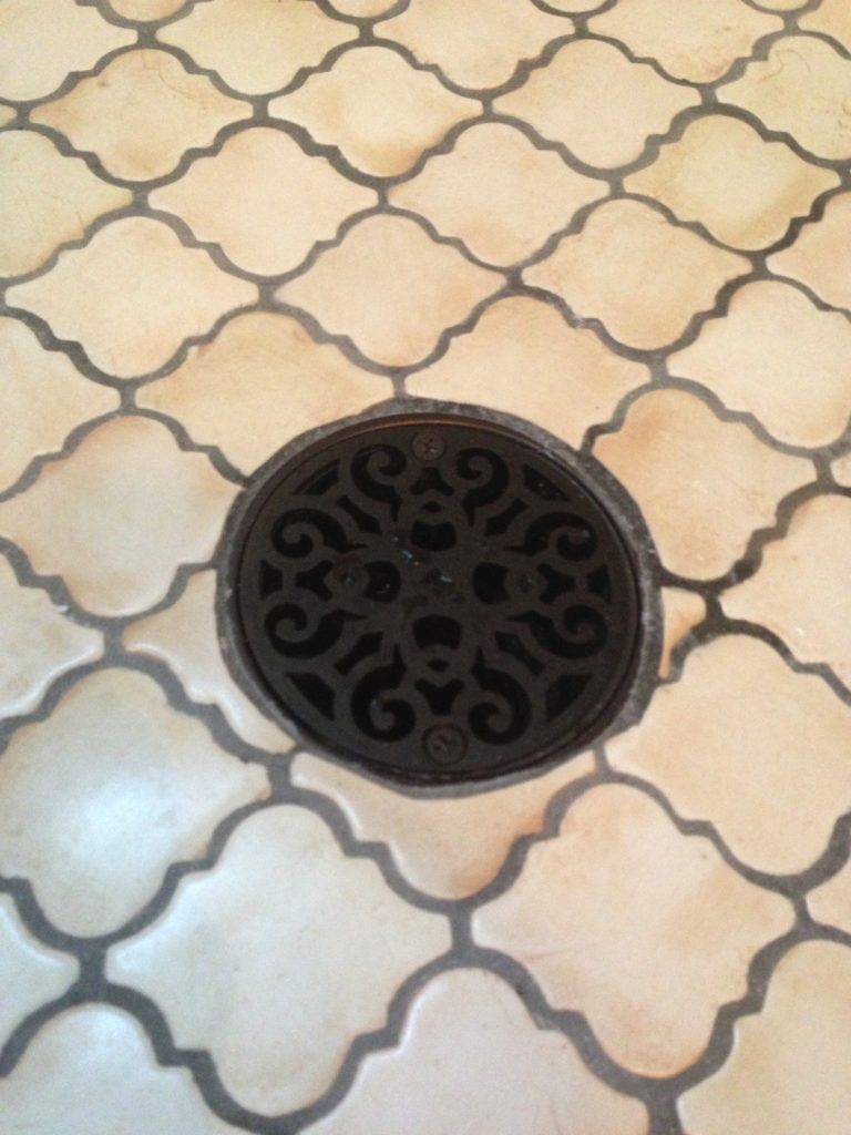 4 Inch Round Shower Drain Cover Classic Scrolls No. 6™