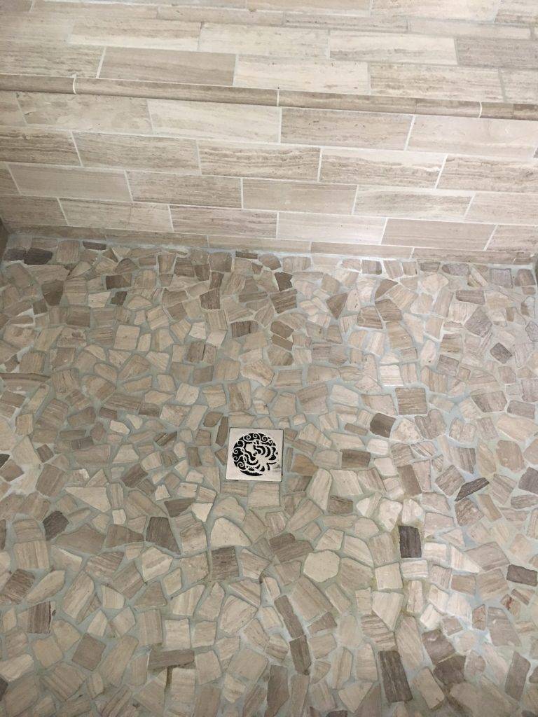 Square Shower Drain Cover, Octopus Design, EBBE Replacement