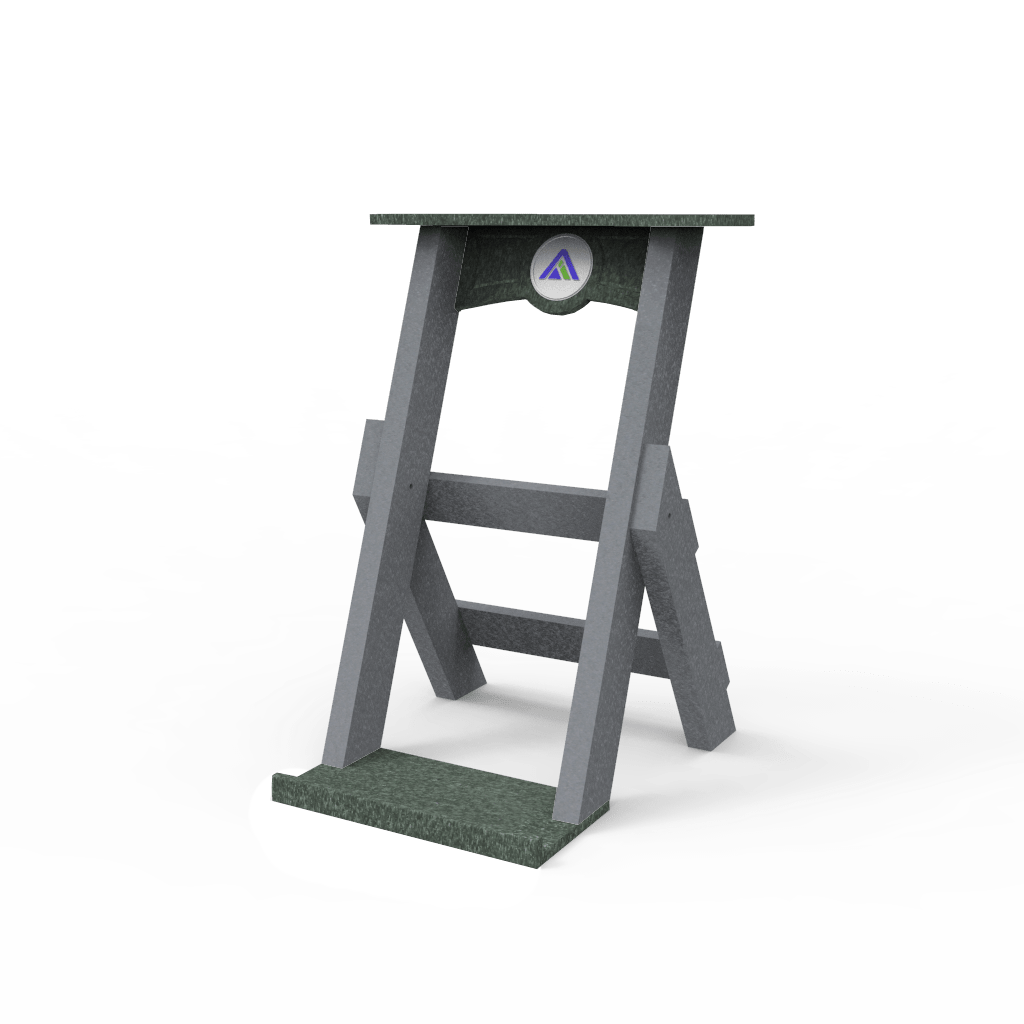 Driving Range Bag Stand Folding Golf Bag Stand For Practice Facilities