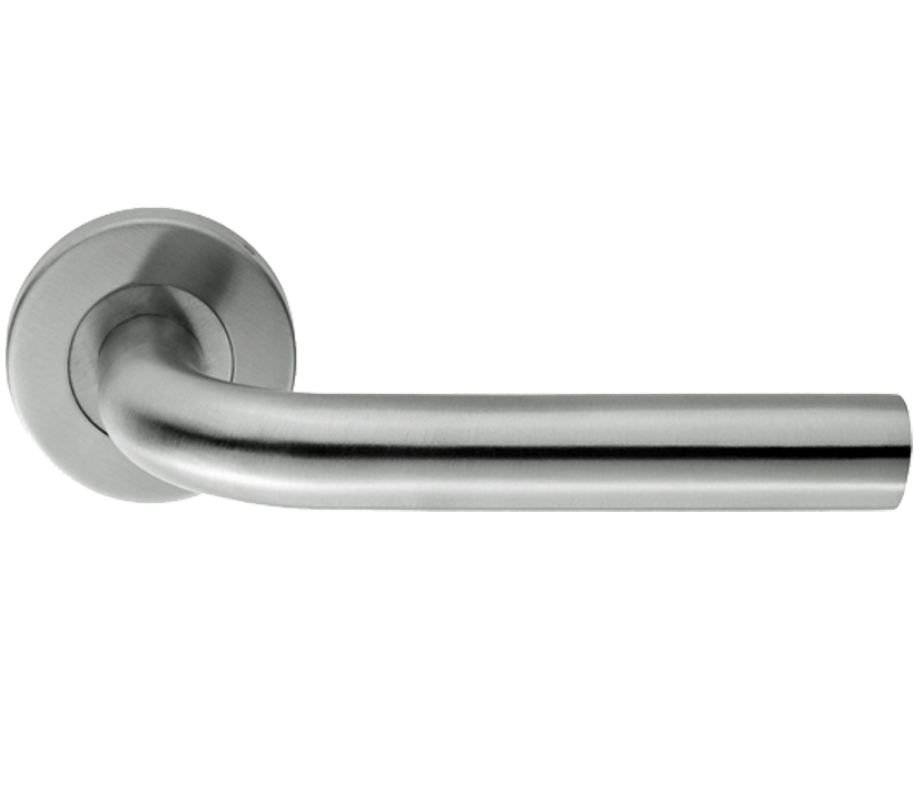 Eurospec Radium Stainless Steel Door Handles Satin Stainless Steel