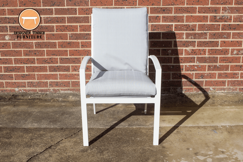 Mentone Outdoor Armchair Rust Proof Powder Coated Aluminium Frame