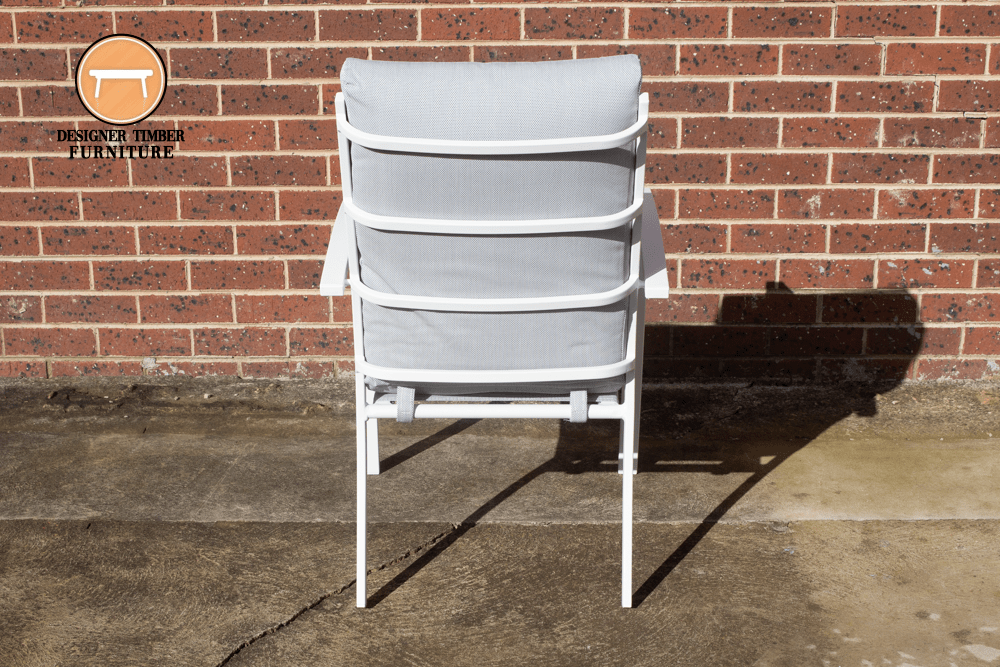 Mentone Outdoor Armchair Rust Proof Powder Coated Aluminium Frame