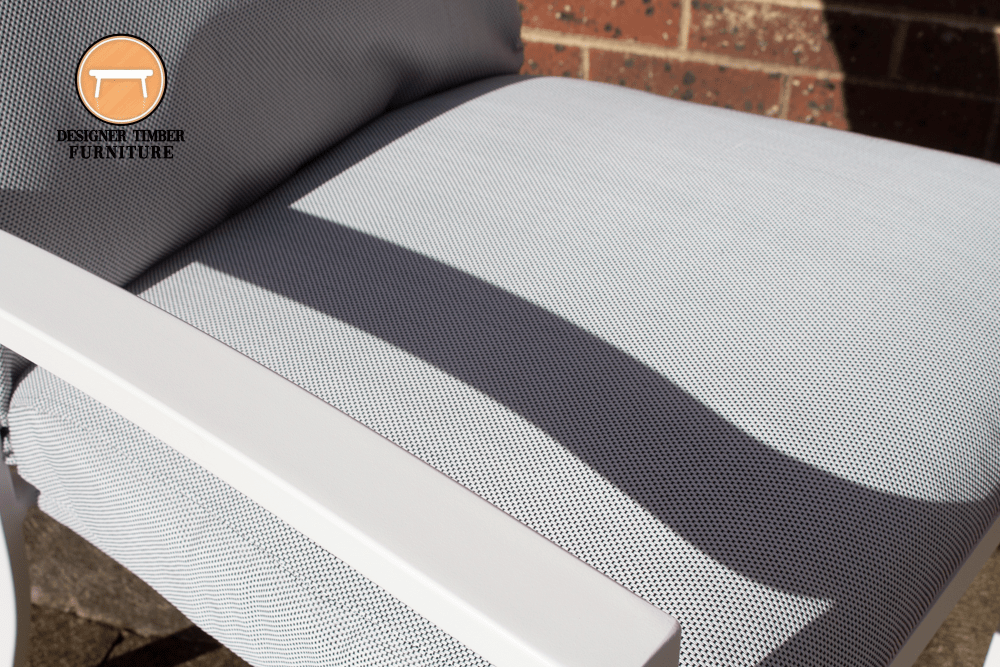 Mentone Outdoor Armchair Rust Proof Powder Coated Aluminium Frame